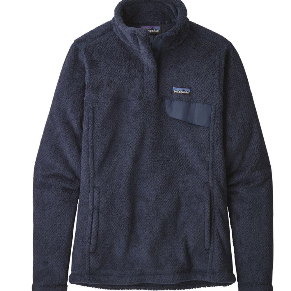 Patagonia Women's Re-Tool Snap-T Fleece Pullover Navy